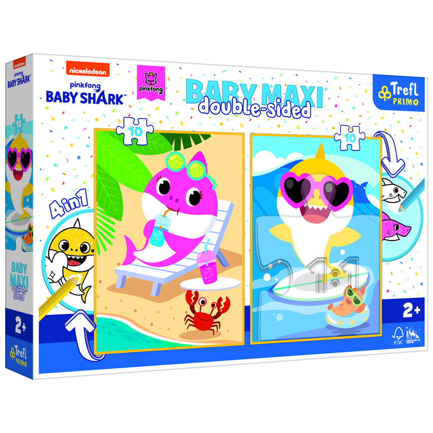 Παζλ Trefl Baby Maxi 2X10 Baby Shark 