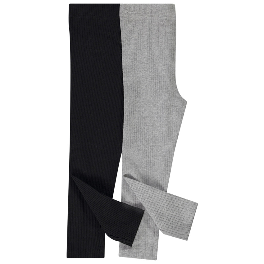 Σετ από 2 μονόχρωμα πλεκτά σλιπ για μωρό κορίτσι 