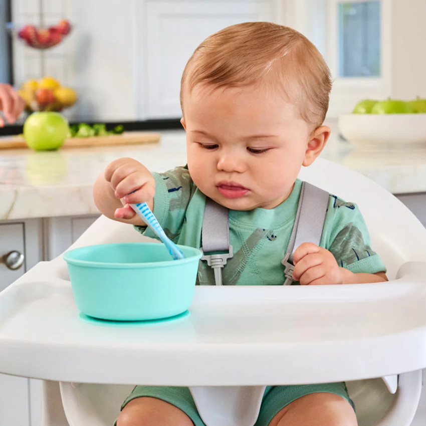 Σετ Κουτάλια Για Βρέφη (Μπλε -Πράσινο) 