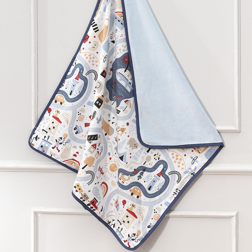 Κουβέρτα Αγκαλιάς Διπλής Όψης Boy On Adventure 