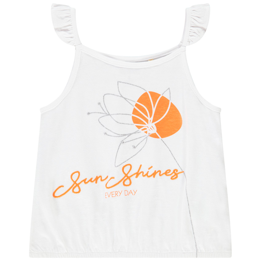 Débardeur en jersey à bretelles pour fille 