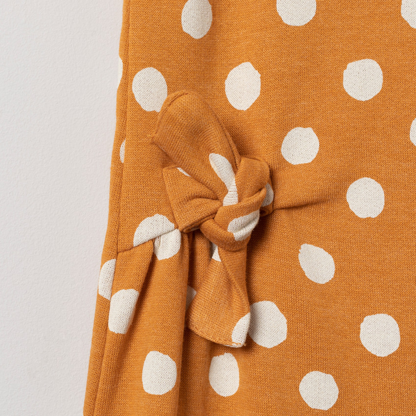 Φόρεμα κοντομάνικο molleton Minnie με μαγικές παγιέτες 