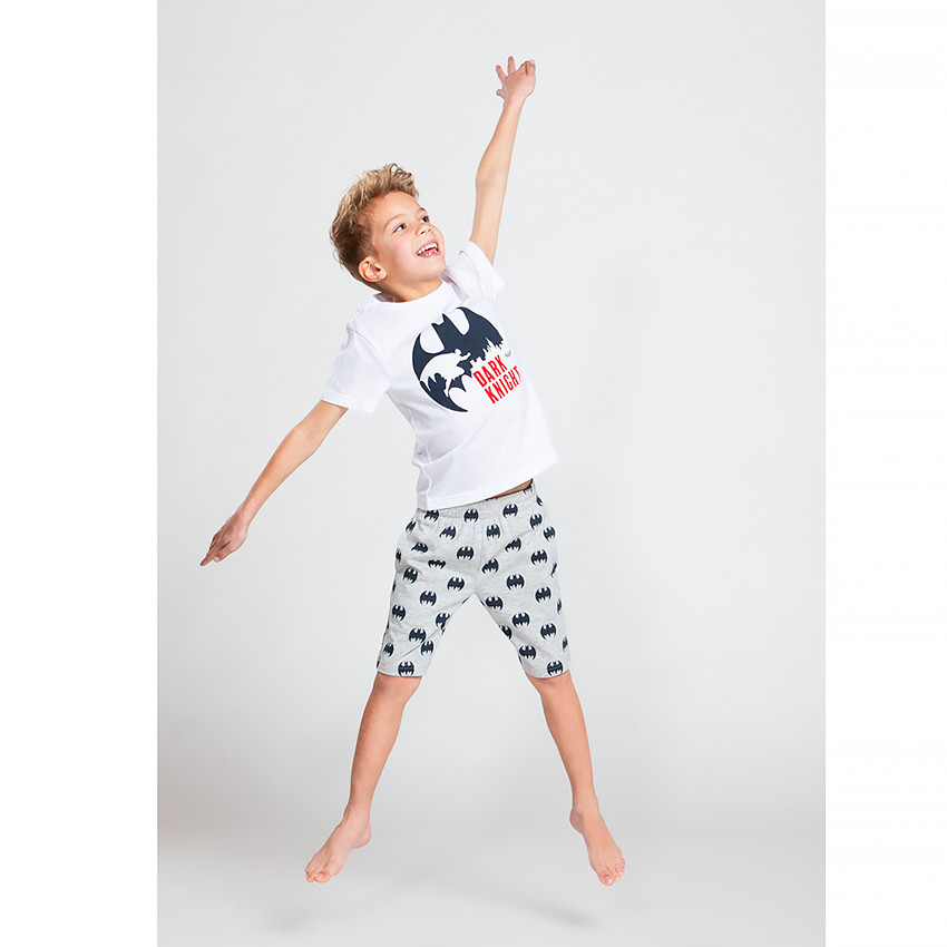 Pyjama t-shirt + short print Batman Warner pour garçon 
