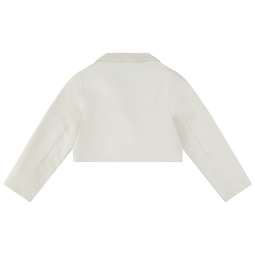 "Κοντό σακάκι από jacquard και lurex για κορίτσι" 