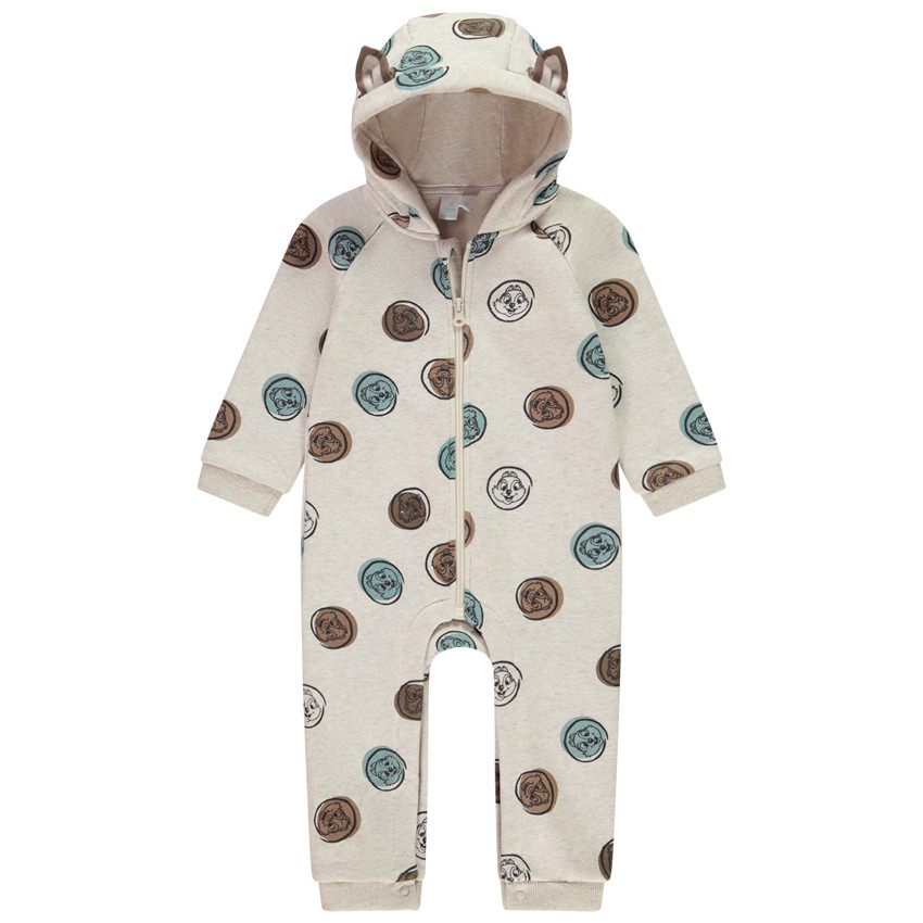 Μακρύ σορτσάκι Tic & Tac Disney με φανταστική κουκούλα για μωρό αγόρι 