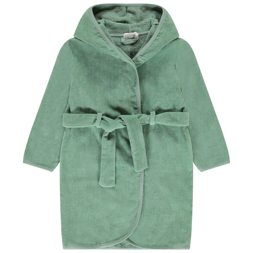 Μπουρνούζι από σφουγγάρι με κουκούλα για αγόρι 