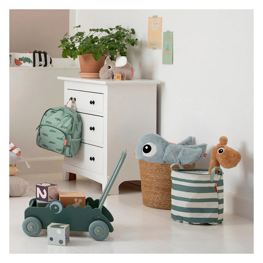 Καλάθι αποθήκευσης Happy Clouds 3 τμχ. - Πράσινο 