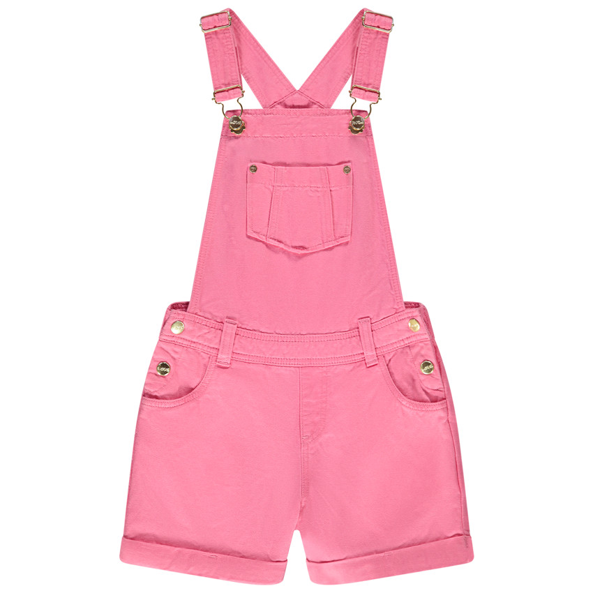 Σαλοπέτα κοντή μονόχρωμη από λυοσέλ για κορίτσι 