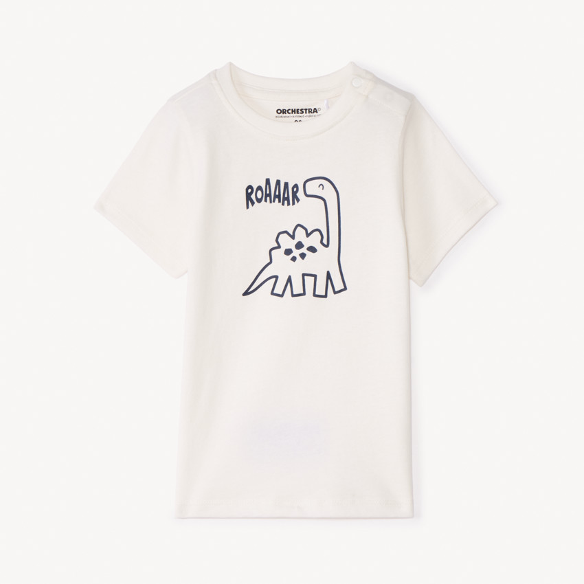 T-shirt με κοντά μανίκια με σχέδιο ζώων για μωρό αγόρι 