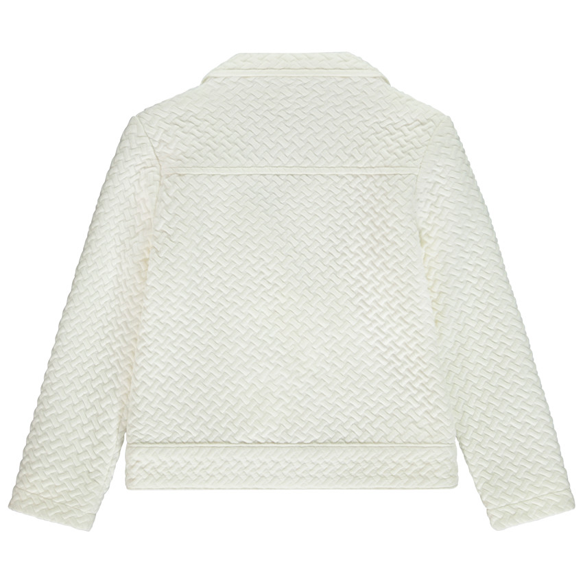 Τέλεια φαντεζί τζάκετ για κορίτσι σε jacquard. 