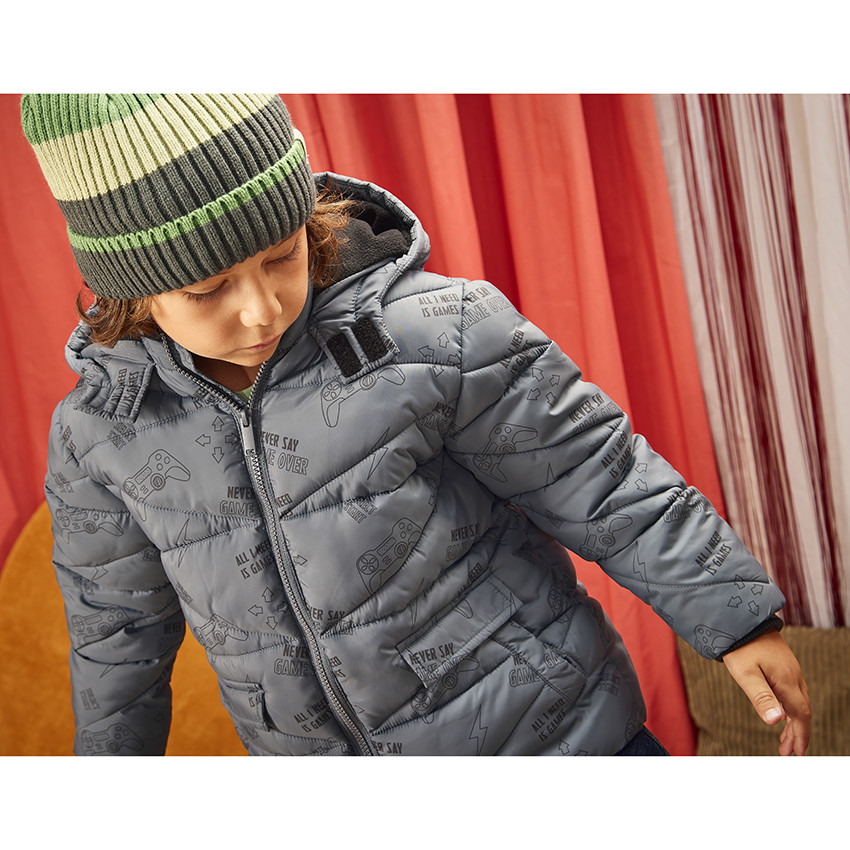 Καπέλο πλεκτό με ρίγες για αγόρι 