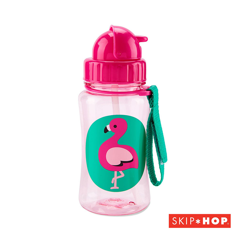 Zoo Πλαστικό Παγουρίνο με Καλαμάκι Flamingo  Additional Zoo Πλαστικό Παγουρίνο με Καλαμάκι Flamingo