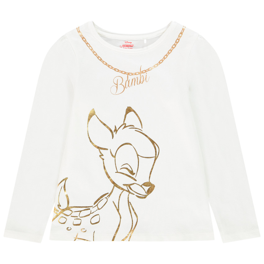 T-shirt μακρυμάνικο σχέδιο Bambi Disney για κορίτσι 