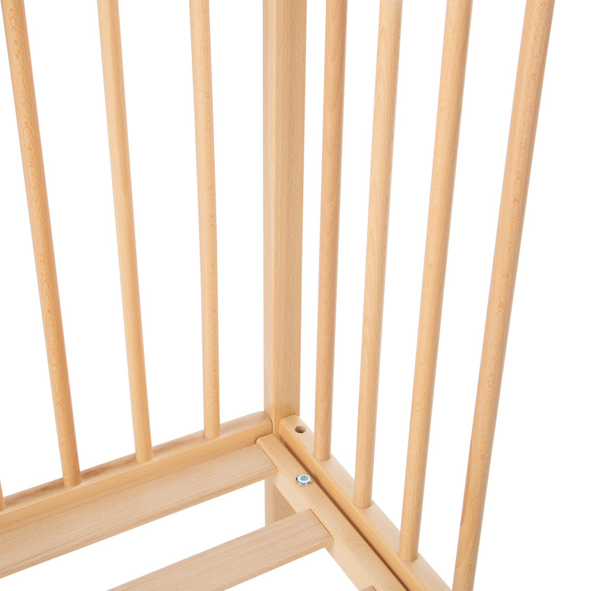 Kρεβάτι ξύλινο POCKET 60x120cm - Βερνίκι οξιά  