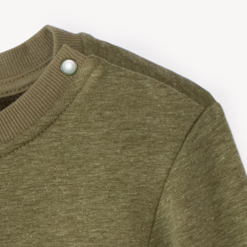 Sweat molleton avec broderie loop animal pour bébé garçon  