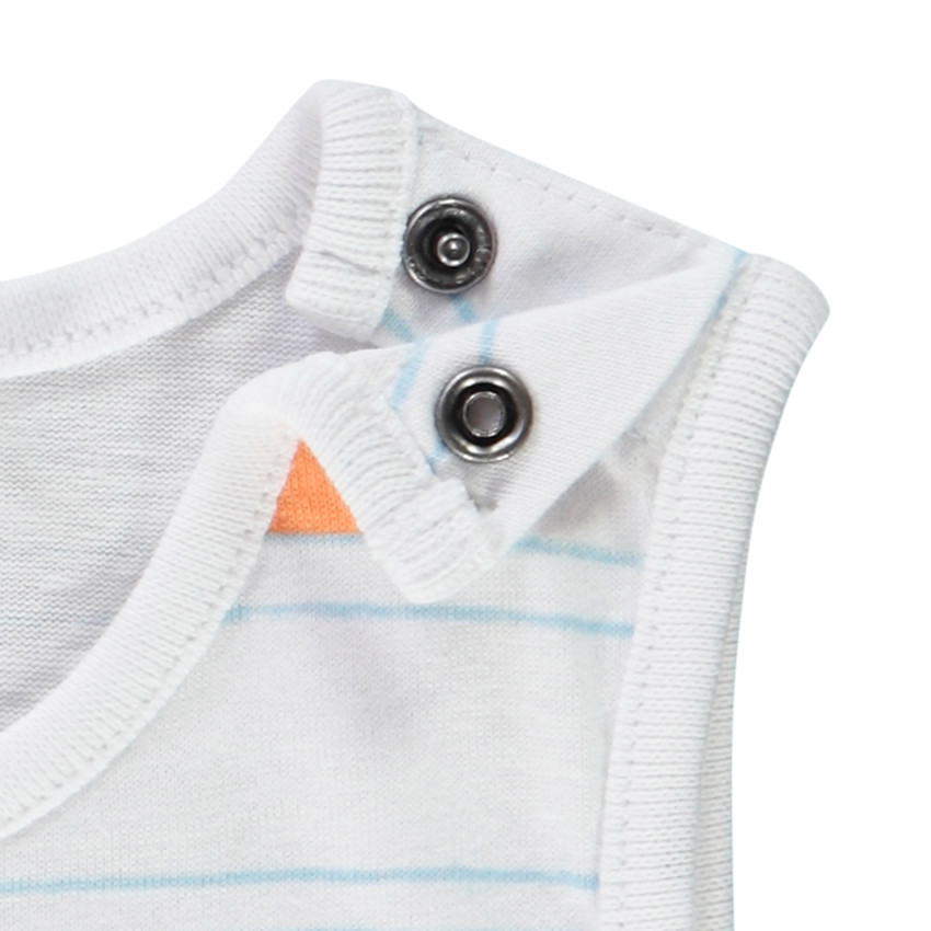 Αμάνικο μπλουζάκι από jersey με φαντεζί σχέδιο για bebe αγόρι 