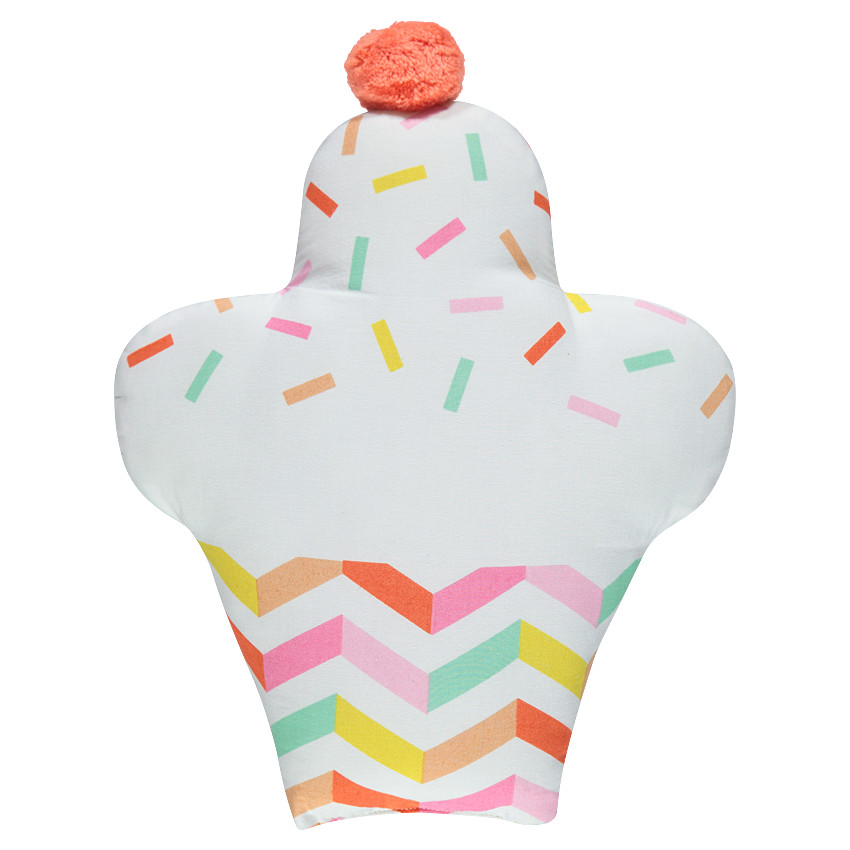 Μαξιλαράκι σε σχήμα cupcake, από ποπλίνα 