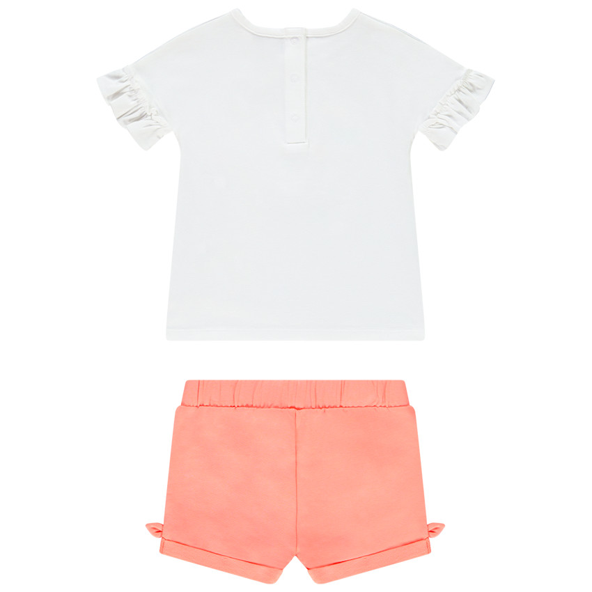 Σετ πλάζ βαμβακερό για bebe κορίτσι 