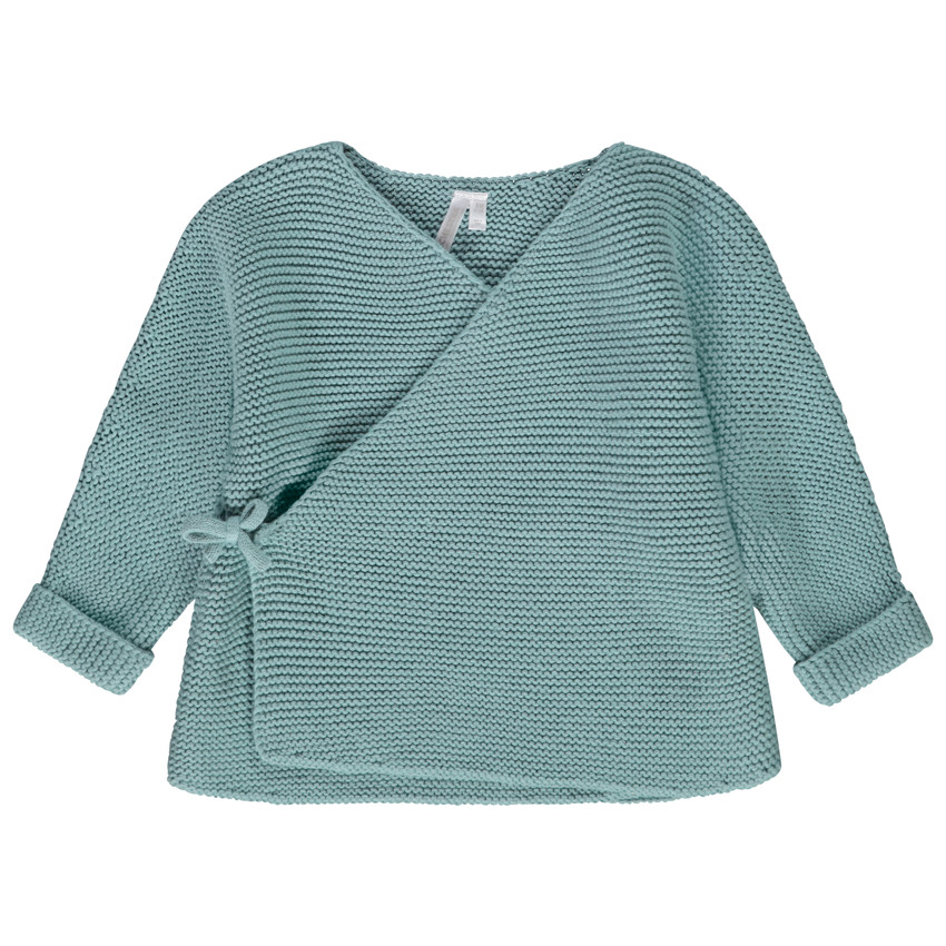 Ζακέτα πλεκτή effet cache-καρδιά για bebe αγόρι  Additional Ζακέτα πλεκτή effet cache-καρδιά για bebe αγόρι