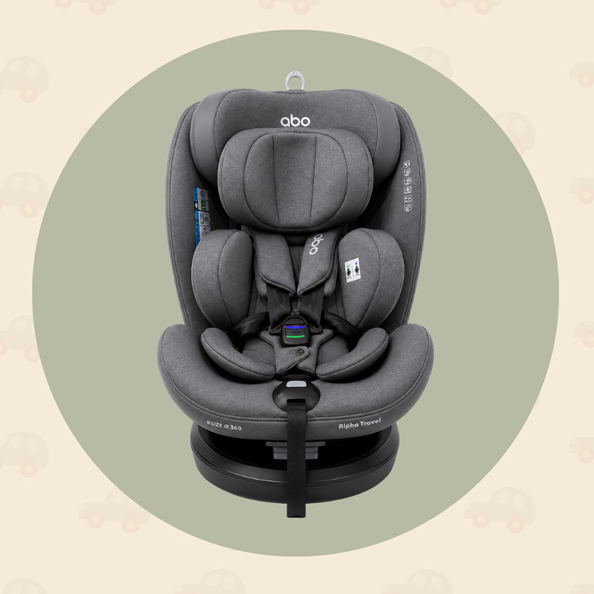 Κάθισμα Αυτοκινήτου i-Size 40150εκ. Alpha Travel Grey 