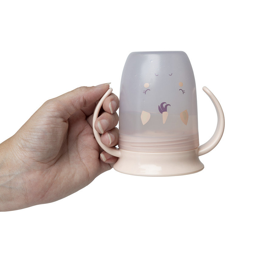 tasse d'apprentissage 360° antifuite Licorne beige 