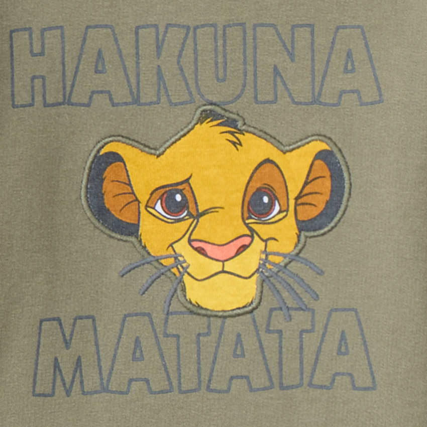 Set pyjama 2 pièces en molleton Le Roi Lion Disney pour bébé garçon avec finitions différentes selon l'âge 