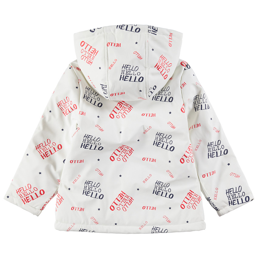 Εμπριμέ αδιάβροχο παρκά με επένδυση από sherpa 