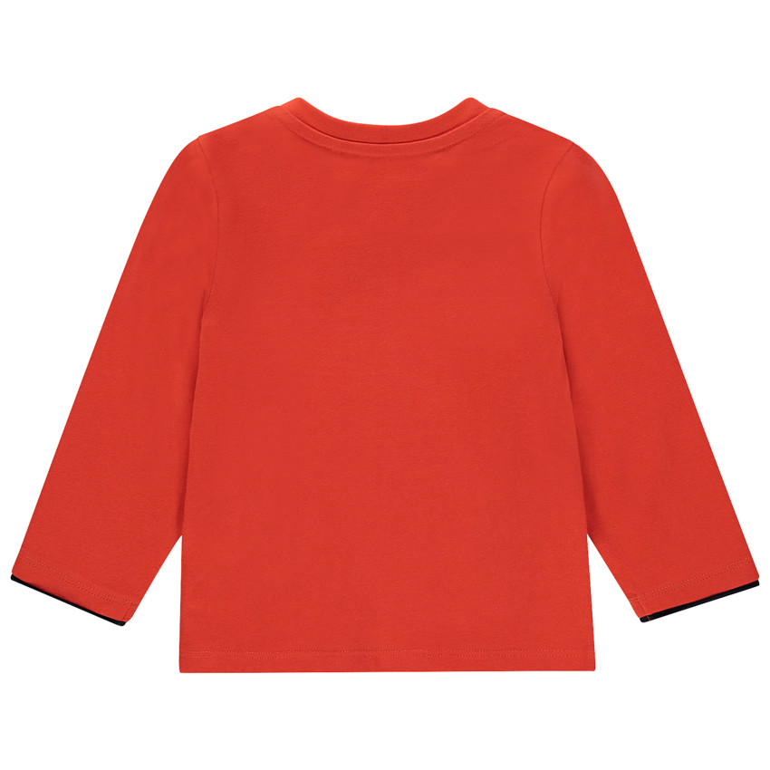 T-shirt μακρυμάνικο με οργανικό βαμβάκι σχέδιο ζωάκια 