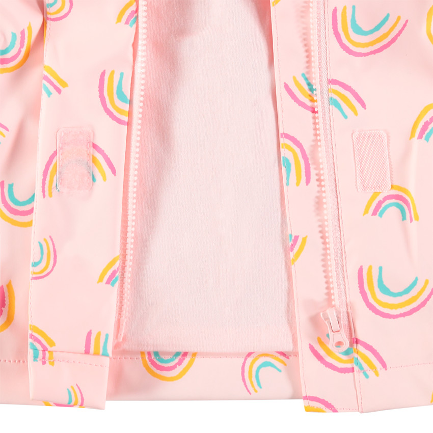 Παρκά από καουτσούκ με μοτίβο ουράνια τόξα σε όλη την επιφάνεια 