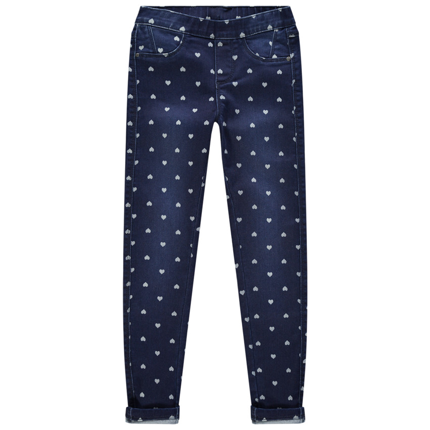 Jegging à coeurs all-over 