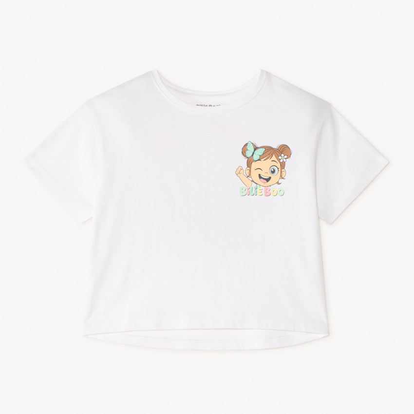 T-shirt κοντά μανίκια 1/2 oversize Bilie Boo για κορίτσι 