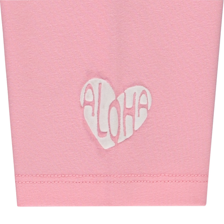 Κορσές με εφέ κόμπου και puff print καρδιά για μωρό κορίτσι 