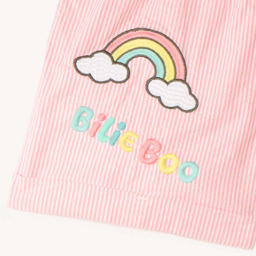 Σορτς από υφασμάτινη μπορντούρα Billie Boo για κορίτσι 