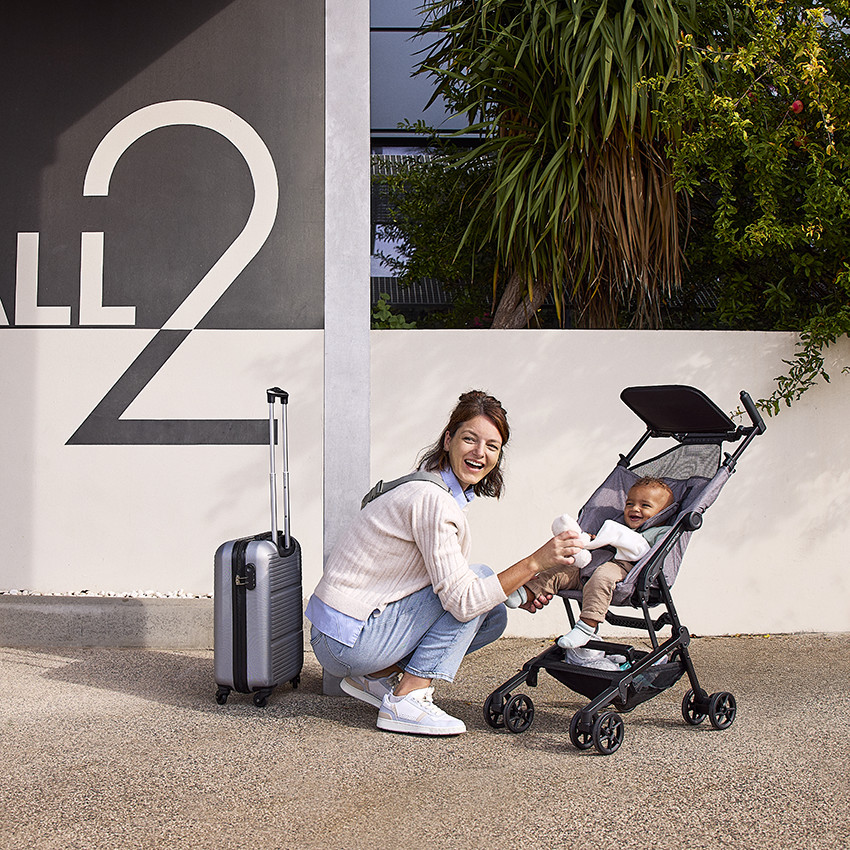 Καρότσι Victoria γκρι εξαιρετικά συμπαγές 