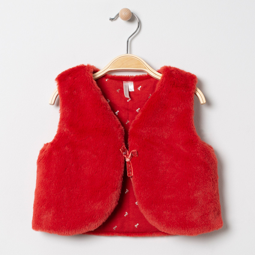 Gilet sans manche effet sherpa  Additional Gilet sans manche effet sherpa