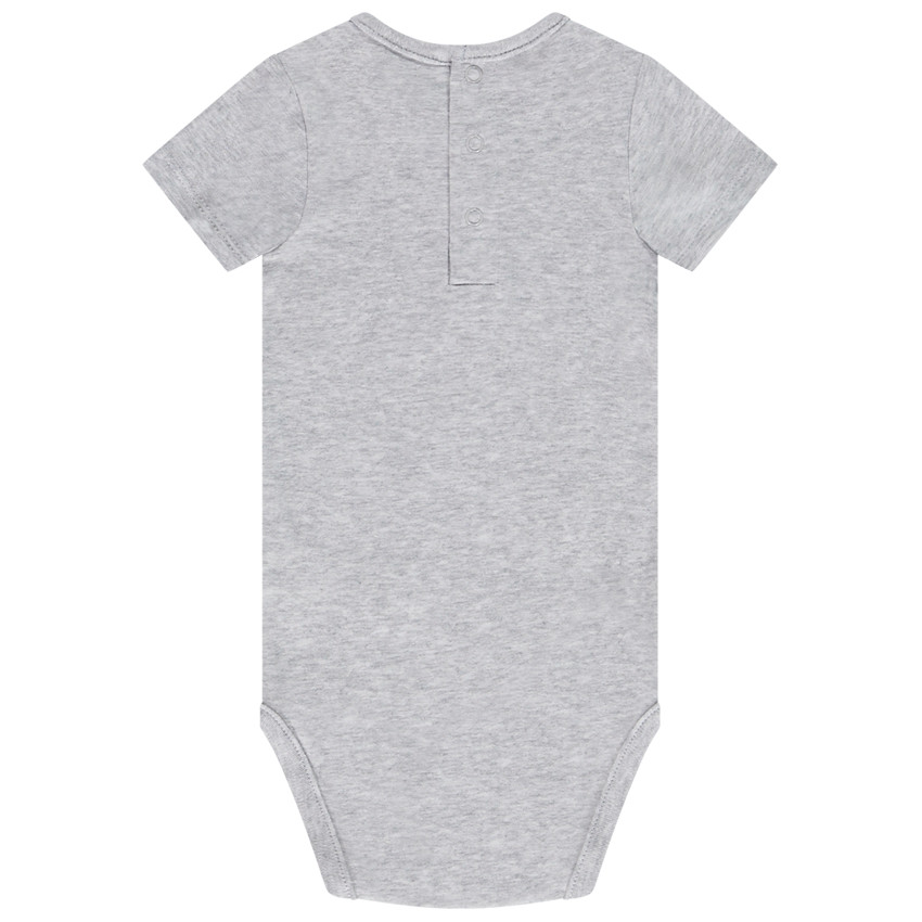 Σετ από 3 μονόχρωμα κοντομάνικα κορμάκια για bebe αγόρι 
