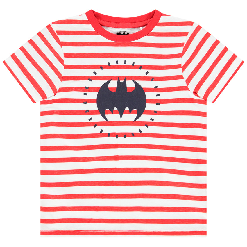 T-shirt ριγέ σχέδιο Batman για αγόρι Main T-shirt ριγέ σχέδιο Batman για αγόρι