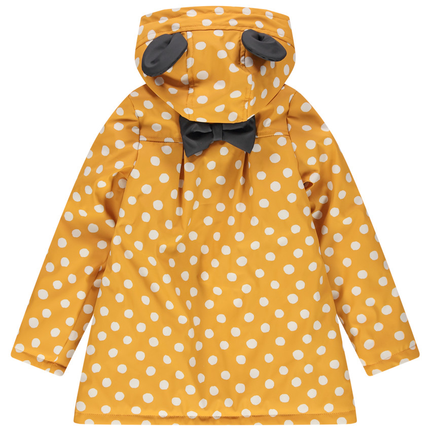 Parka πουά με επένδυση  sherpa και σχέδιο Minnie Disney 