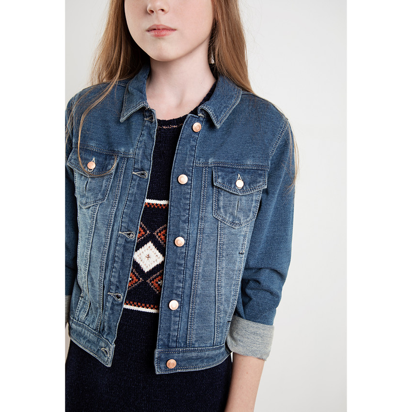 Κοντομάνικο σενίλ φόρεμα με έθνικ μοτίβο 