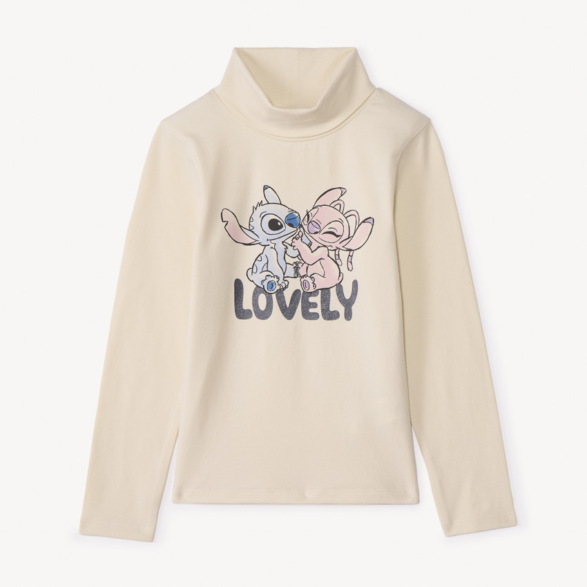 Ρούχο με ψηλό λαιμό Stitch & Angel Disney για κορίτσι 