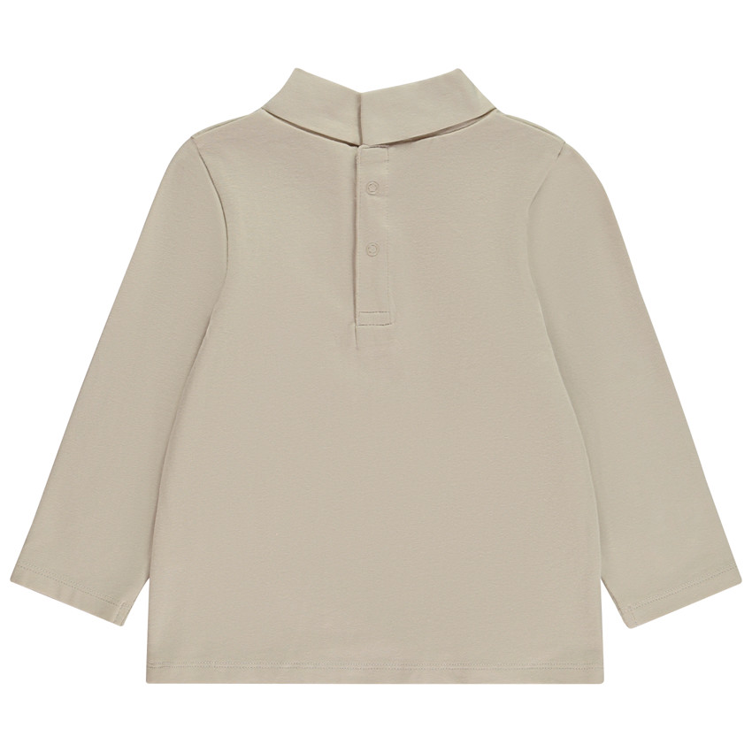 Σετ από 2 πλεκτά μπλουζάκια με ψηλό γιακά για μωρό αγόρι 