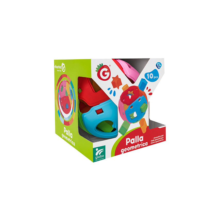 Εκπαιδευτική Μπάλα Με Σχήματα 16εκ. 10 Τεμάχια 