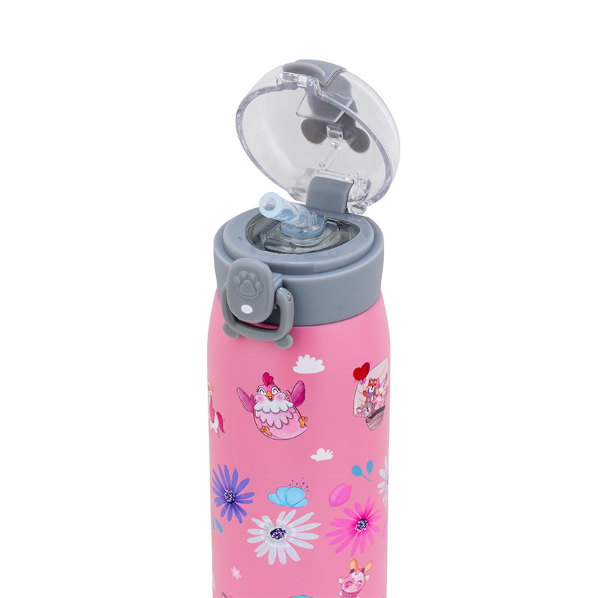 Θερμός μπουκάλι ανοξείδωτο "We Care" Pinky Girly 500ml 