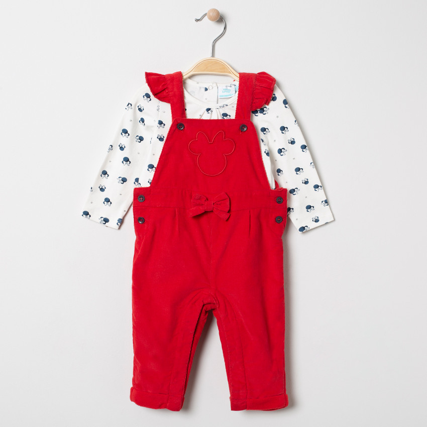 Ensemble t-shirt et salopette Minnie Disney  Additional Ensemble t-shirt et salopette Minnie Disney