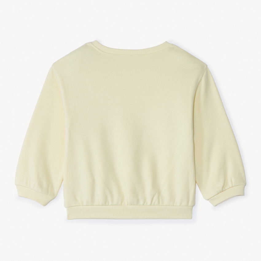 Φούτερ oversized με τύπωμα για κορίτσι μωρού 