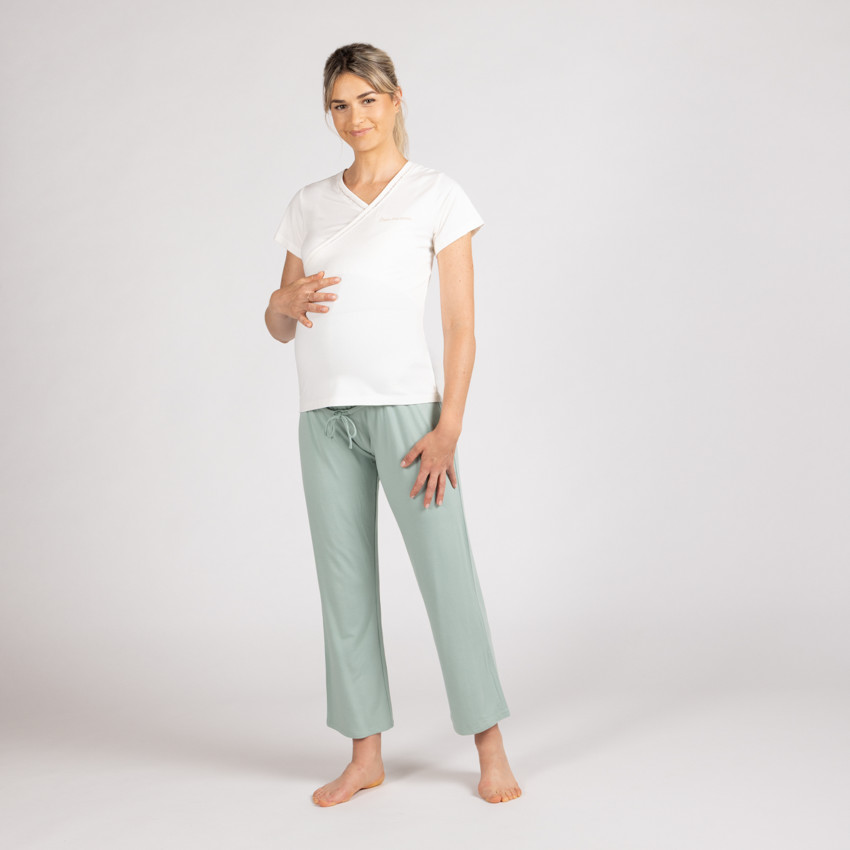 Μπλούζα θηλασμού με σχέδιο για πιτζάμα εγκυμοσύνης 