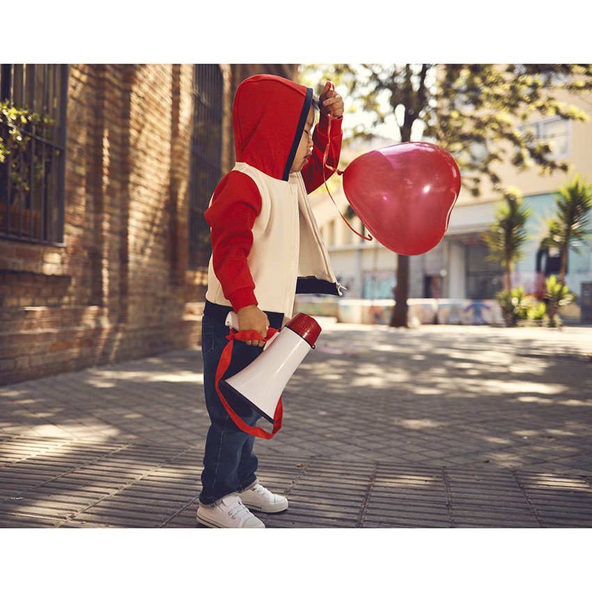 Ζακέτα με κουκούλα από molleton για μωρό αγόρι 