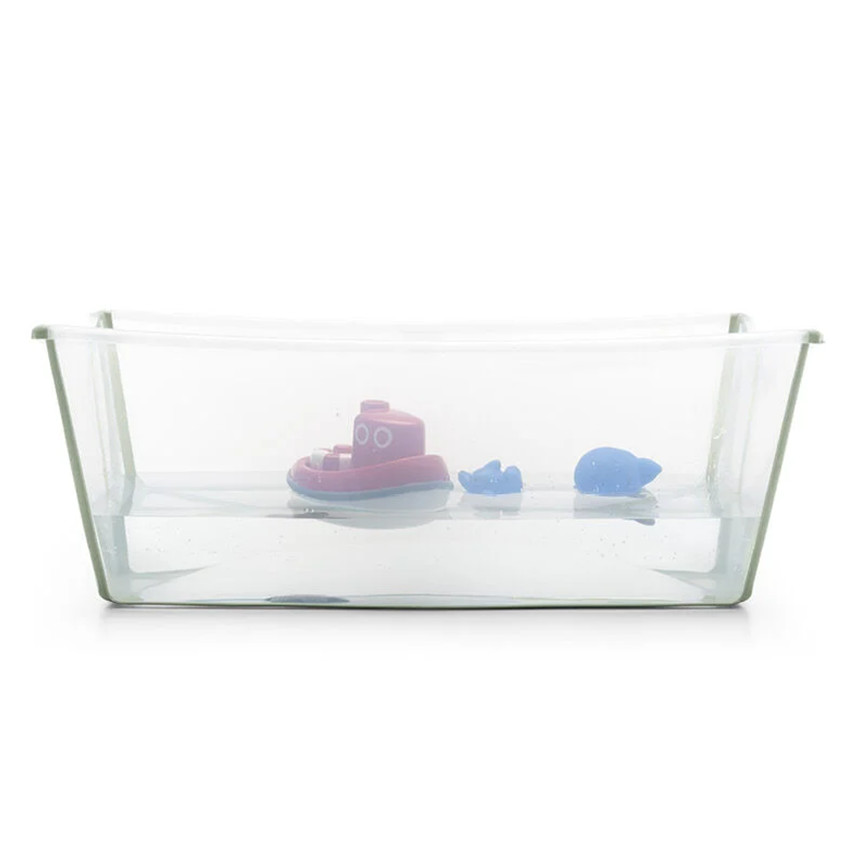 Μπάνιο Με Θερμοευαίσθητη Βαλβίδα Flexi Bath X-Large Transparent Green Stokke  