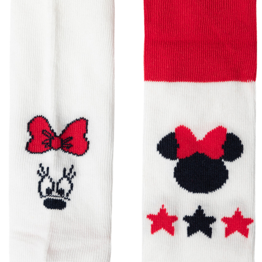 Συσκευασία με 2 χοντρά καλσόν Minnie Disney 