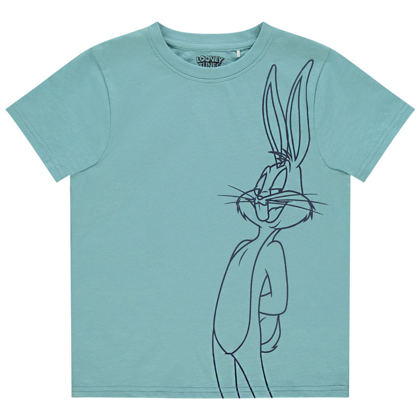 T-shirt manches courtes en coton print Bugs Bunny 